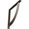 Ekena Millwork Bulwark Steel Bracket, Hammered Dark Bronze 2"W x 20"D x 20"H BKTM02X20X20BUHDB - alternate 1